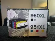 HP 4pk 950xl Black / 951xl Color Ink Carterages