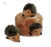 ZippyPaws Mental Stimulation Burrow Dog Toy Hedgehog Den Medium