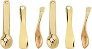 minkissy 2sets Facial Mask Spoon Essence Bar Mini Portable Eye Massage Stick for Women 3pcs*2