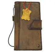 Genuine Leather case Iphone 14 13 12 15 Pro Max Wallet Book Cards Plus XR XS 8