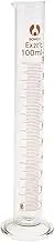 segolike 100-500ml Measuring Cylinder Glass Graduated Laboratory Trial Test Liquid Tube - 100ml