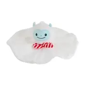 Merry & Bright Abominable Snowman Dog Toy Crinkle Plush White Winter Monster