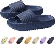 [falliget] Cloud Slides for Kids, Non-Slip Slipper, Quick Drying Sandals for Boys and Girls, Home Shower Bathroom Beach Shoes for Toddler