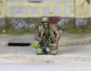 PreSale USMC in MauThan Battle, 1968 Vietnam war 1:35 Pro Built Model #1