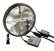 Jeep JK Quad-Bar Armored HID Headlight Set With Halogen City Lights