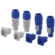 1X(4 Sets PowerCON Connector,NAC3FCA+NAC3MPA-1&NAC3FCB+NAC3MPB-1,Lockable1196