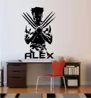 Wolverine #1 with Custom Name ~ Wall or Window Decal