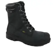 Keen Men's Baltimore 8" Soft Toe Black Waterproof Work Casual Boots--9US