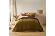 Neale Whitaker Lennox Coverlet Set - Dark Olive