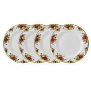 Albert Old Country Roses Dinner Plates Set 4