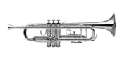 STAGG Bb SILVER PLATED TRUMPET w/ SOFT CASE - Shop Tested Prior to Shipping