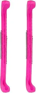 Top Notch Hard Skate Guards, Colorful Scented Designs Supergard Ice Skating Deluxe Figure Blade Covers Equipment with Adjustable Buckle Can Be Trimmed to Fit Versatile Protectors(Plum red)