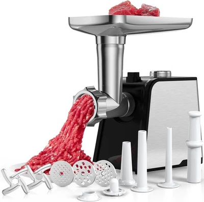 3200W Max Electric Meat Grinder & Sausage Stuffer - Mincer Machine with Tool ...