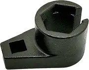 O2 Sensor Socket | 2/1 inch Drive 3/8 Inch Drive Oxygen Sensor Tool - Offset 6-Point Oxygen Sensor Removal Tool, Wire Gate Accesses Sensor from Side for Most