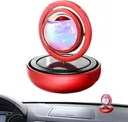 Car Diffuser Air Freshener - Solar-Powered Car Fragrance Ornament | Double-Ring Structure, Dashboard Accessories for Rv Truck Vehicle Decorations