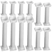 12PCS Roman Column Cake Stands Cake Tier Stacking Kits Cake Support Cake Pillars