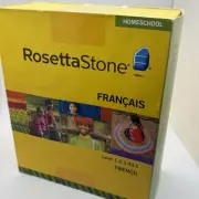NEW Rosetta Stone French Francais Version 3 Level 1-5 Homeschool WinMac CD ROM