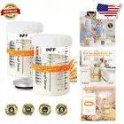 Versatile Sourdough Starter Kit: 34 oz Glass Jar with Essential Baking Supplies