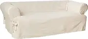 Surefit SF41862 Sofa Slipcover, T-Cushion, Natural