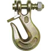 B/A Products Twist Lock Clevis Grab Hook, 5/16in., 4in.L, 4,500-Lb. Capacity,