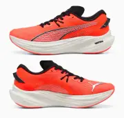 Puma Deviate Nitro 3 309707-20 Running Glowing Red Puma Black Men's Size