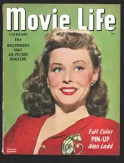 MAG: Movie Life 2/1944-Paulette Goddard-Alan Ladd - Brian Donlevy-Danny Kaye-...