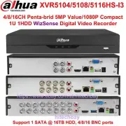 Dahua XVR5104/5108/5116HS-I3 WizSense 4/8/16CH AI 5MP DVR HDCVI/AHD/TVI/CVBS/IP