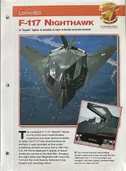 F-117 NIGHTHAWK LOCKHEED: Aircraft of World - Cutting Edge - Number 5 - Group 6