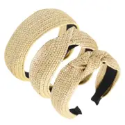 Knot Head Wrap Elastic Headwear Woman Hair Accessory Cross Hair Band