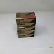 MAXELL Camcorder Video Cassette Set Of 5 TC-30 HGX-Gold VHS C 62m