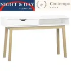 new Alma 1 drawer 1 shelf Console Hall Table CONTEMPO RANGE Two Tone