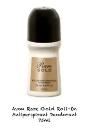 Avon Rare Gold Roll-On Antiperspirant Deodorant 75ml