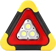 Multifunctional Car Emergency Triangular Roadside Warning Light Solar Warning Light Foldable Vertical Car R iring Warning Light Car Breakdown Safe Warning Light