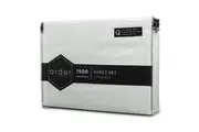 Ardor 1500TC Cotton Rich Sheet Set (Silver, King size)
