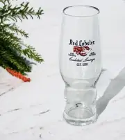 Red Lobster Restaurant Etched 16 OZ Cocktail Lounge Pilsner Glass NEW