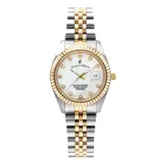 Jacques Du Manoir Swiss Ladies Inspiration 31mm Two Tone 5 Link Watch