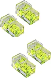 4 PCS Hot Shoe Bubble Level Camera Two Spirit Level for Digital and Film Camera