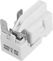 HOMOCONO Pin Refrigerator Compressor Starter Relay Overload Protector for Chest Freezer Easy Installation Reliable Efficiency Compatible with Mini Fridges Coolers