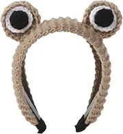 LeoLeoii Big Eyes Headband Knitted for Headbands for Halloween Party Wear Birthday Headpiece Party Supplies Photo Props Cartoon Hair Hoop Lovely Photo Props