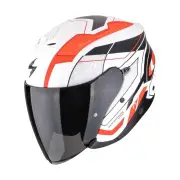 EXO-Z1 Vue Black White Red Jet Helmet