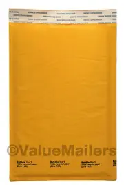 1000 #1 7.25"x12" KRAFT BUBBLE MAILERS PADDED ENVELOPES