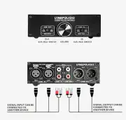 Audio Fully Balanced Passive Preamp Pre-Amplifier XLR/ RCA Volume Controller