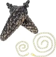 Holibanna 2pcs Elegant Decorative Hammer for Clock Mechanical Movement Accessory for Living Room Wall Decor Easy Installation Chains for Traditional