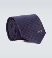 [Gucci] Gucci GG silk jacquard tie One Size multicoloured
