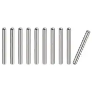 5mmx50mm Dowel Pins 10pcs Round Head Flat Chamfered End Dowel Pin