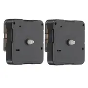 2 Set Clock Mechanism Replacement, Quartz Clock Mechanism Shaft Length 0.31in