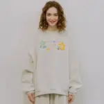 CARE BEARS原創女款 燕麥奶色衛衣SWEATER 【秋高氣爽】《WISH BEAR/FINE SHINE BEAR設計》《簡約寬鬆OVERSIZED》《原廠授權貨品質保證》