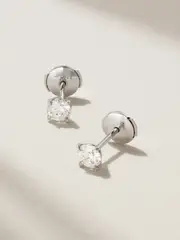 [David Morris] David Morris - 18-karat White Gold Diamond Earrings - Silver - One size One size Silver