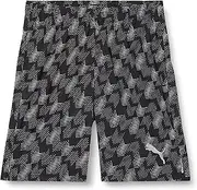 [PUMA] Boys' Active Sports Woven AOP Shorts B, Blue