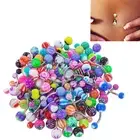 30X Tongue Ring Piercing Jewellery Tounge Barbell Bar Mixed Color Different AU